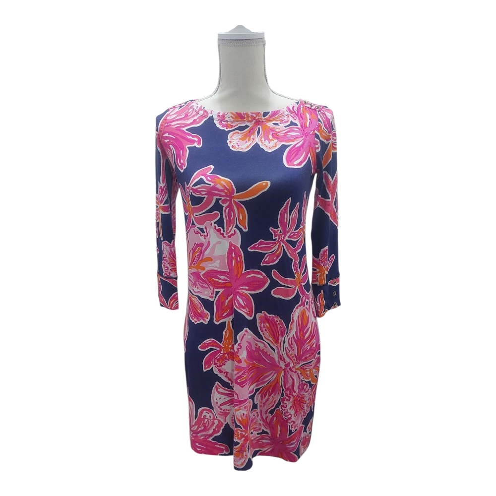 Lilly Pulitzer‎ Pink and Blue Floral Dress